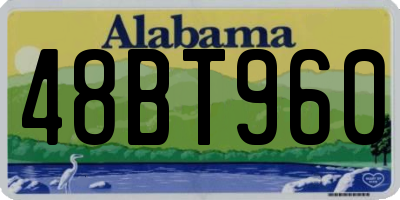 AL license plate 48BT960