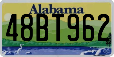 AL license plate 48BT962