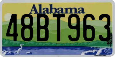 AL license plate 48BT963