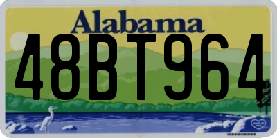 AL license plate 48BT964
