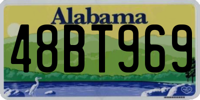 AL license plate 48BT969