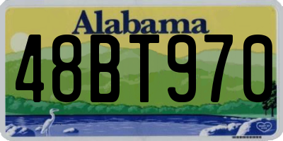 AL license plate 48BT970