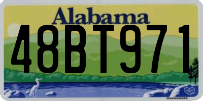 AL license plate 48BT971