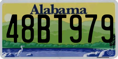 AL license plate 48BT979