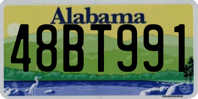 AL license plate 48BT991