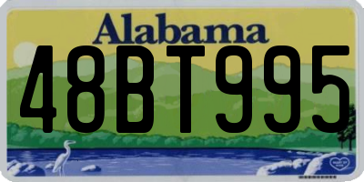 AL license plate 48BT995