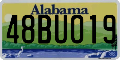 AL license plate 48BU019