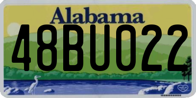 AL license plate 48BU022
