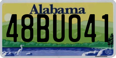 AL license plate 48BU041