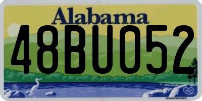 AL license plate 48BU052