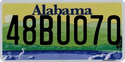 AL license plate 48BU070