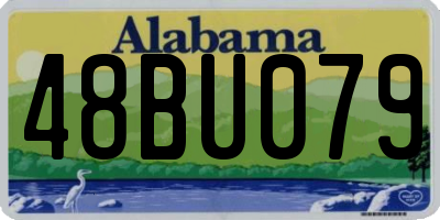 AL license plate 48BU079