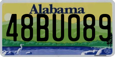 AL license plate 48BU089