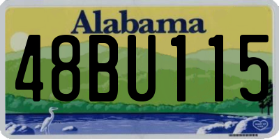AL license plate 48BU115