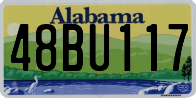 AL license plate 48BU117
