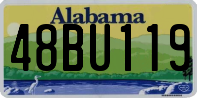 AL license plate 48BU119