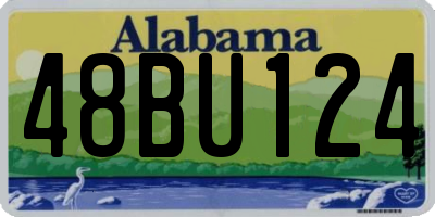AL license plate 48BU124