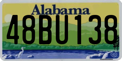 AL license plate 48BU138
