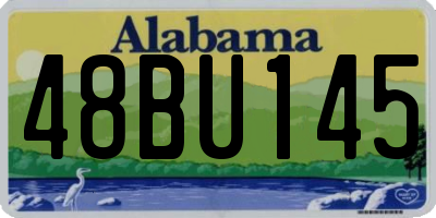 AL license plate 48BU145