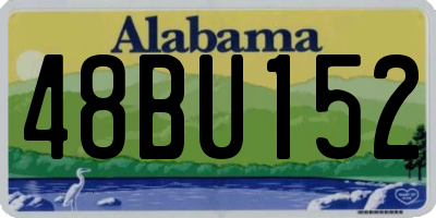 AL license plate 48BU152