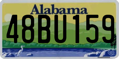 AL license plate 48BU159