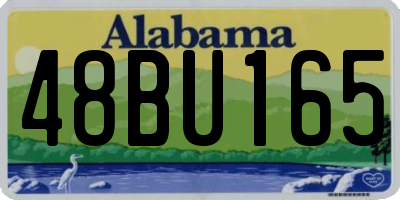 AL license plate 48BU165