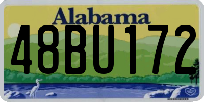 AL license plate 48BU172