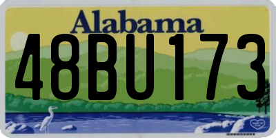 AL license plate 48BU173
