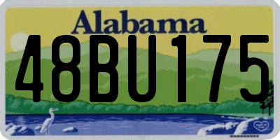 AL license plate 48BU175
