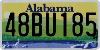 AL license plate 48BU185