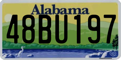 AL license plate 48BU197