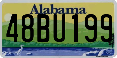 AL license plate 48BU199