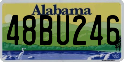AL license plate 48BU246