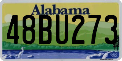 AL license plate 48BU273