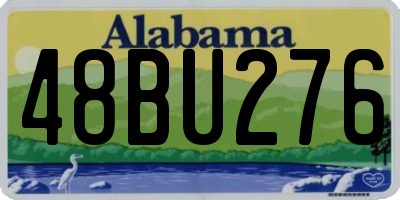 AL license plate 48BU276