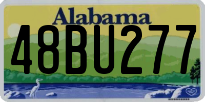 AL license plate 48BU277