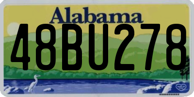 AL license plate 48BU278