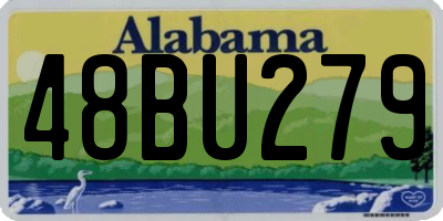 AL license plate 48BU279