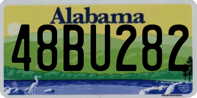 AL license plate 48BU282