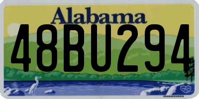 AL license plate 48BU294