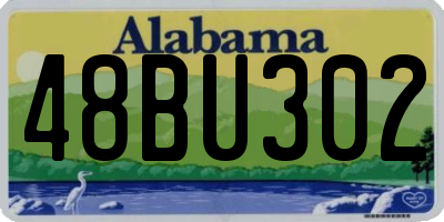 AL license plate 48BU302