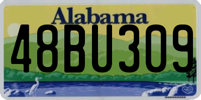 AL license plate 48BU309