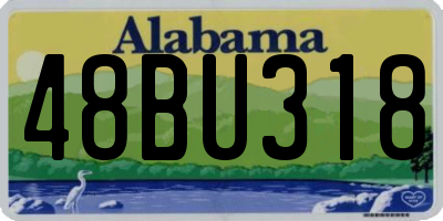 AL license plate 48BU318