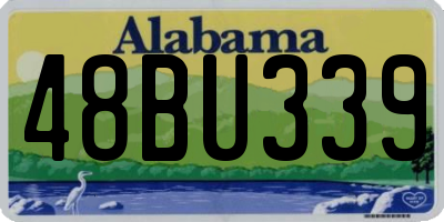 AL license plate 48BU339