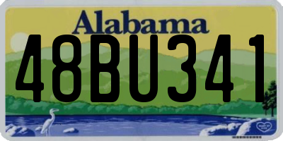 AL license plate 48BU341