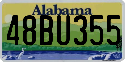 AL license plate 48BU355