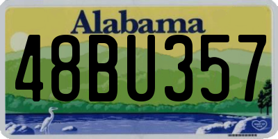 AL license plate 48BU357
