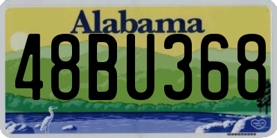 AL license plate 48BU368