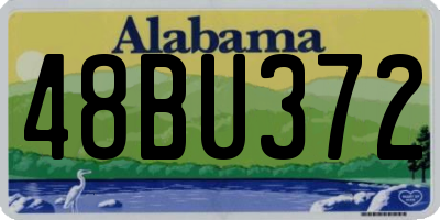 AL license plate 48BU372