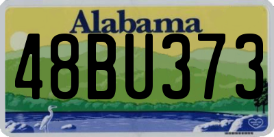 AL license plate 48BU373